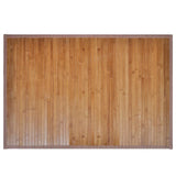 NNEVL 2 Bamboo Bath Mats 40 x 50 cm Brown