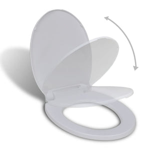 NNEVL Soft-close Toilet Seat White Oval