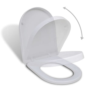NNEVL White Soft-close Toilet Seat Square