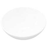 NNEVL Ceramic Bathroom Sink Basin White Round
