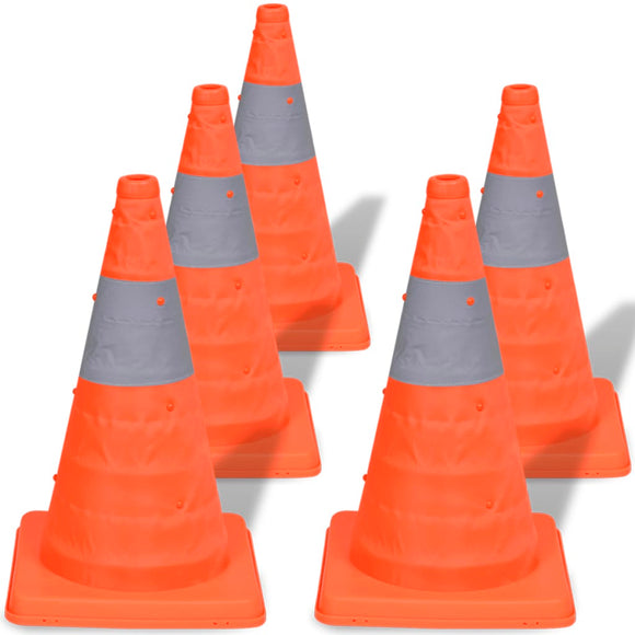 NNEVL 5 Pop-up Traffic Cones 42 cm