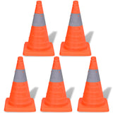 NNEVL 5 Pop-up Traffic Cones 42 cm