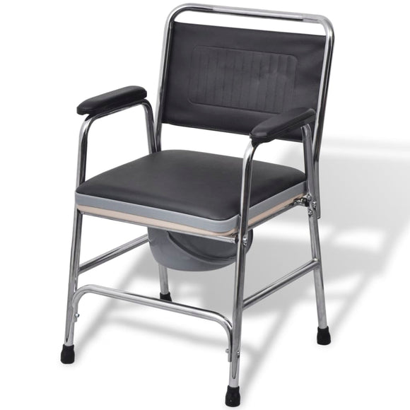 NNEVL Commode Chair Steel Black