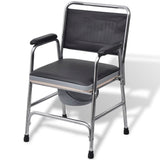 NNEVL Commode Chair Steel Black