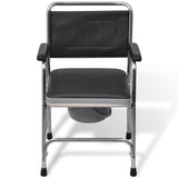 NNEVL Commode Chair Steel Black