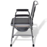 NNEVL Commode Chair Steel Black