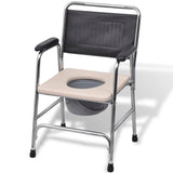 NNEVL Commode Chair Steel Black