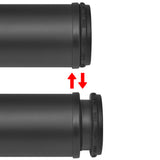 NNEVL Adjustable Table Legs 4 pcs Black 710 mm