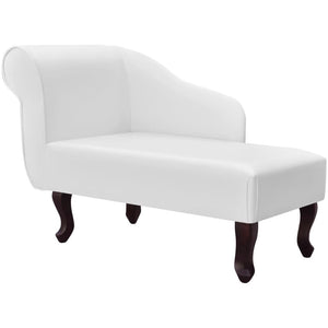 NNEVL Chaise Longue White Faux Leather