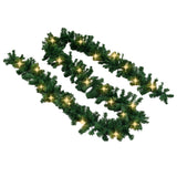 NNEVL Christmas Garland with LED Lights 10 m