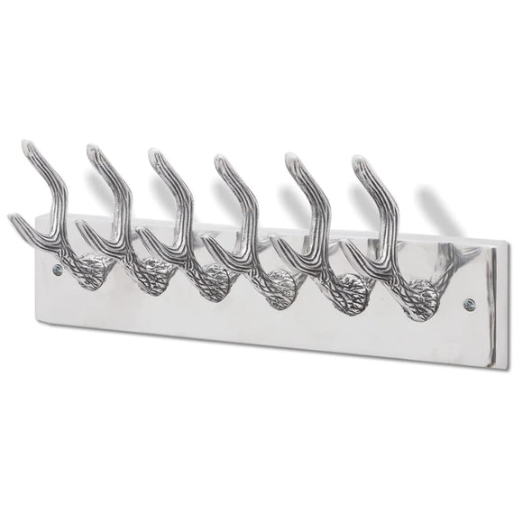 NNEVL Aluminium Wardrobe Hook Coat Rack Hat/Tie Hanger Silver