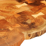 NNEVL Coffee Table 35 cm 6 Trunks Solid Sheesham Wood
