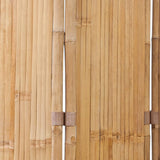 NNEVL 4-Panel Bamboo Room Divider