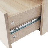 NNEVL Sideboard with 4 Drawers 60x30.5x71 cm Oak Colour