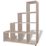 NNEVL Staircase Bookcase/Display Shelf 142 cm Oak