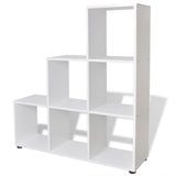 NNEVL Staircase Bookcase/Display Shelf 107 cm White