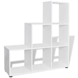 NNEVL Staircase Bookcase/Display Shelf 107 cm White