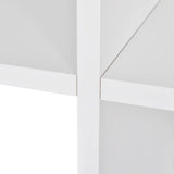 NNEVL Staircase Bookcase/Display Shelf 107 cm White
