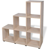 NNEVL Staircase Bookcase/Display Shelf 107 cm Oak