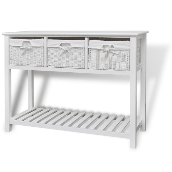 NNEVL Storage Sideboard White