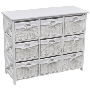 NNEVL Storage Cabinet Akron White