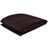 NNEVL Micro-suede Couch Slipcover Brown 210 x 280 cm