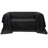 NNEVL Micro-suede Couch Slipcover Anthracite 270 x 350 cm