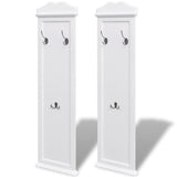 NNEVL Coat Racks 2 pcs White