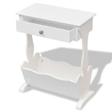 NNEVL Magazine Rack "Melrose" White