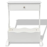 NNEVL Magazine Rack "Melrose" White