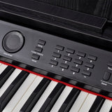 NNEVL 88-Key Digital Piano with Pedals Black Melamine Board