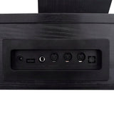 NNEVL 88-Key Digital Piano with Pedals Black Melamine Board