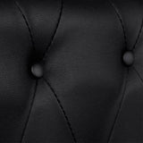 NNEVL Chesterfield 2-Seater and 3-Seater Artificial Leather Black