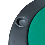 NNEVL 10-Player Foldable Poker Tabletop Green
