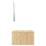 NNEVL 2 Piece Bathroom Furniture Set Oak Engineered Wood