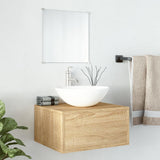 NNEVL 2 Piece Bathroom Furniture Set Oak Engineered Wood