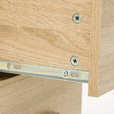 NNEVL 5 Piece Bathroom Furniture Set Oak Engineered Wood