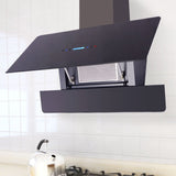 NNEVL Range Hood with Touch Display Black 900 mm