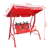 NNEVL Kids Swing Seat Red