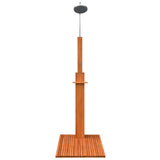 NNEVL Outdoor Shower Eucalyptus Wood and Steel