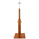 NNEVL Outdoor Shower Eucalyptus Wood and Steel