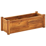 NNEVL Garden Raised Bed Acacia Wood 76x27.6x25 cm