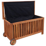 NNEVL Garden Storage Box 118x52x58 cm Wood