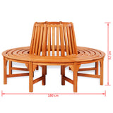 NNEVL Tree Bench Ø 160 cm Wood