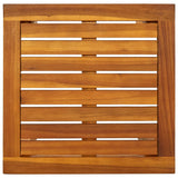 NNEVL Sun Lounger with Table Solid Acacia Wood and Textilene