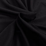 NNEVL Stretch Couch Slipcover Black Polyester Jersey