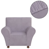 NNEVL Stretch Couch Slipcover Grey Polyester Jersey