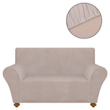 NNEVL Stretch Couch Slipcover Beige Polyester Jersey