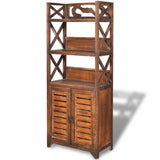 NNEVL Bathroom Cabinet Albuquerque Wood Brown 46x24x117.5 cm
