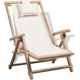 NNEVL Outdoor Deck Chair Bamboo